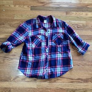 Plaid Button Up